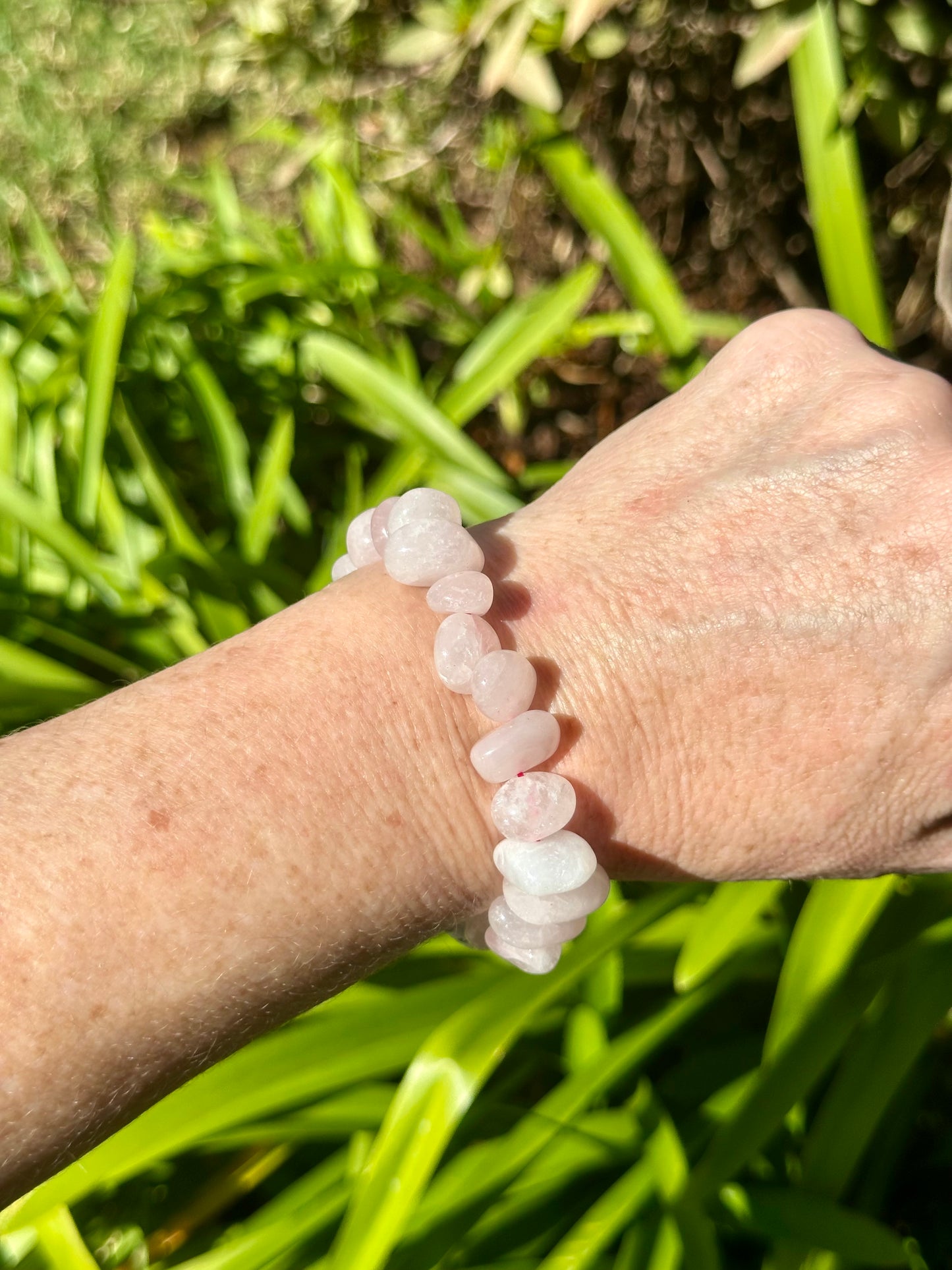 CRYSTAL BEAD BRACELETS - Rose, Agate, Pietersite, Iced Rhodonite