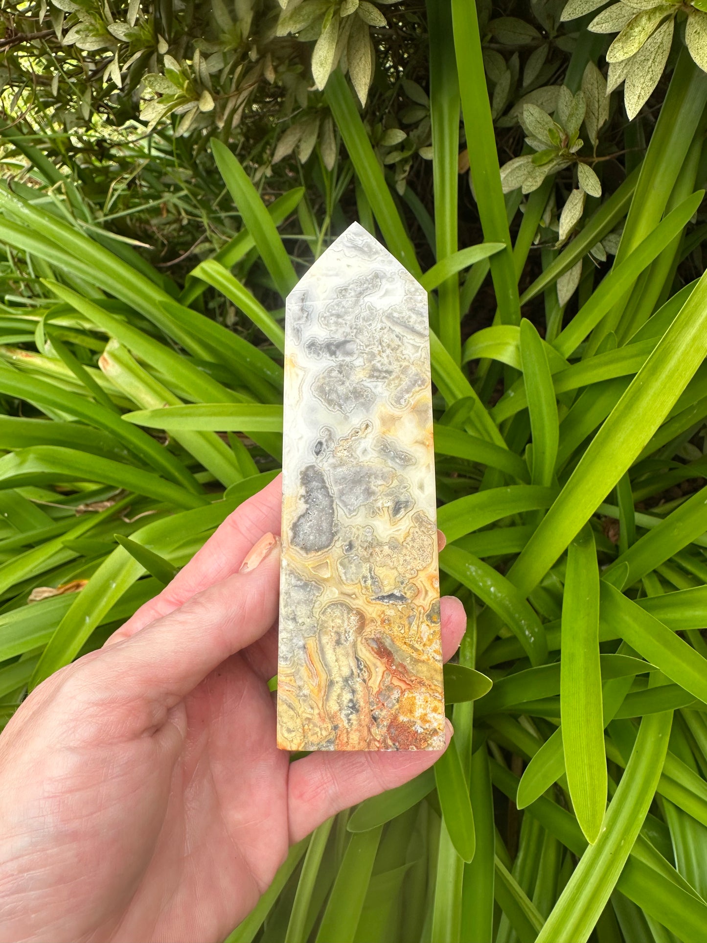 CRAZY LACE AGATE TOWER
