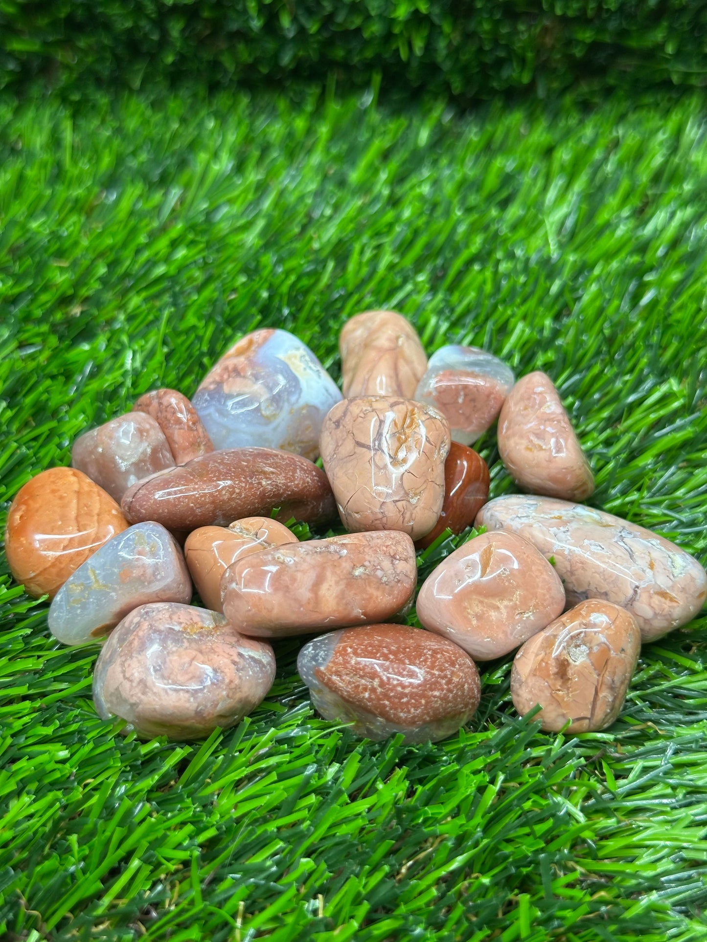 TUMBLES - Rose Quartz, Pink Opal, Mangano Calcite, Pink Agate, Strawberry Quartz, Pink Carnelian