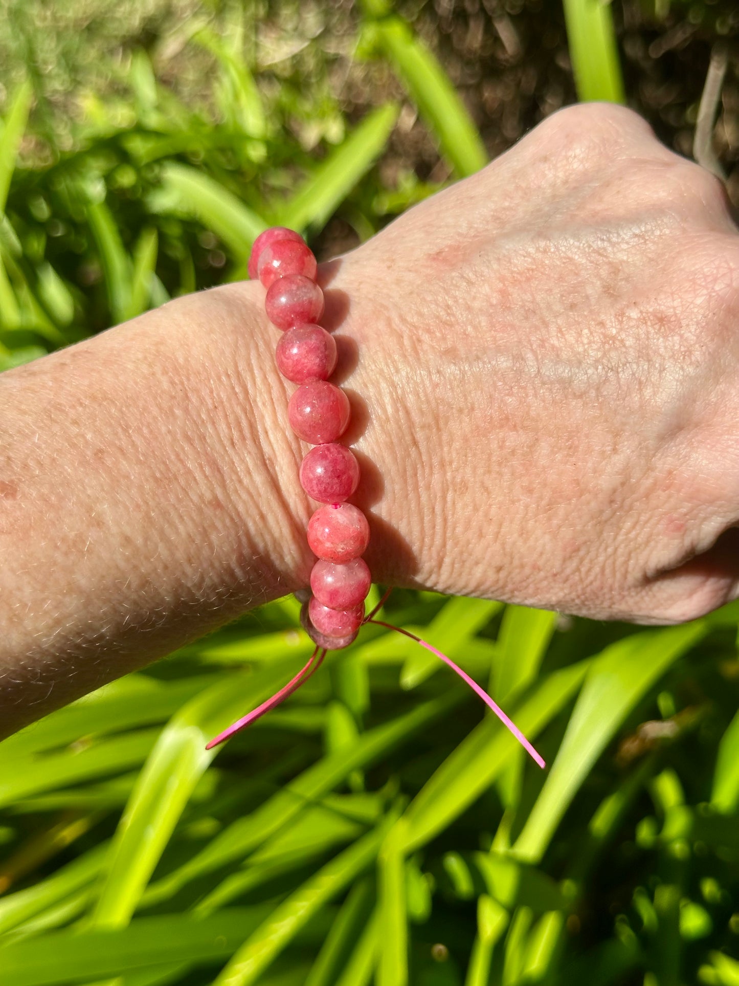 CRYSTAL BEAD BRACELETS - Rose, Agate, Pietersite, Iced Rhodonite