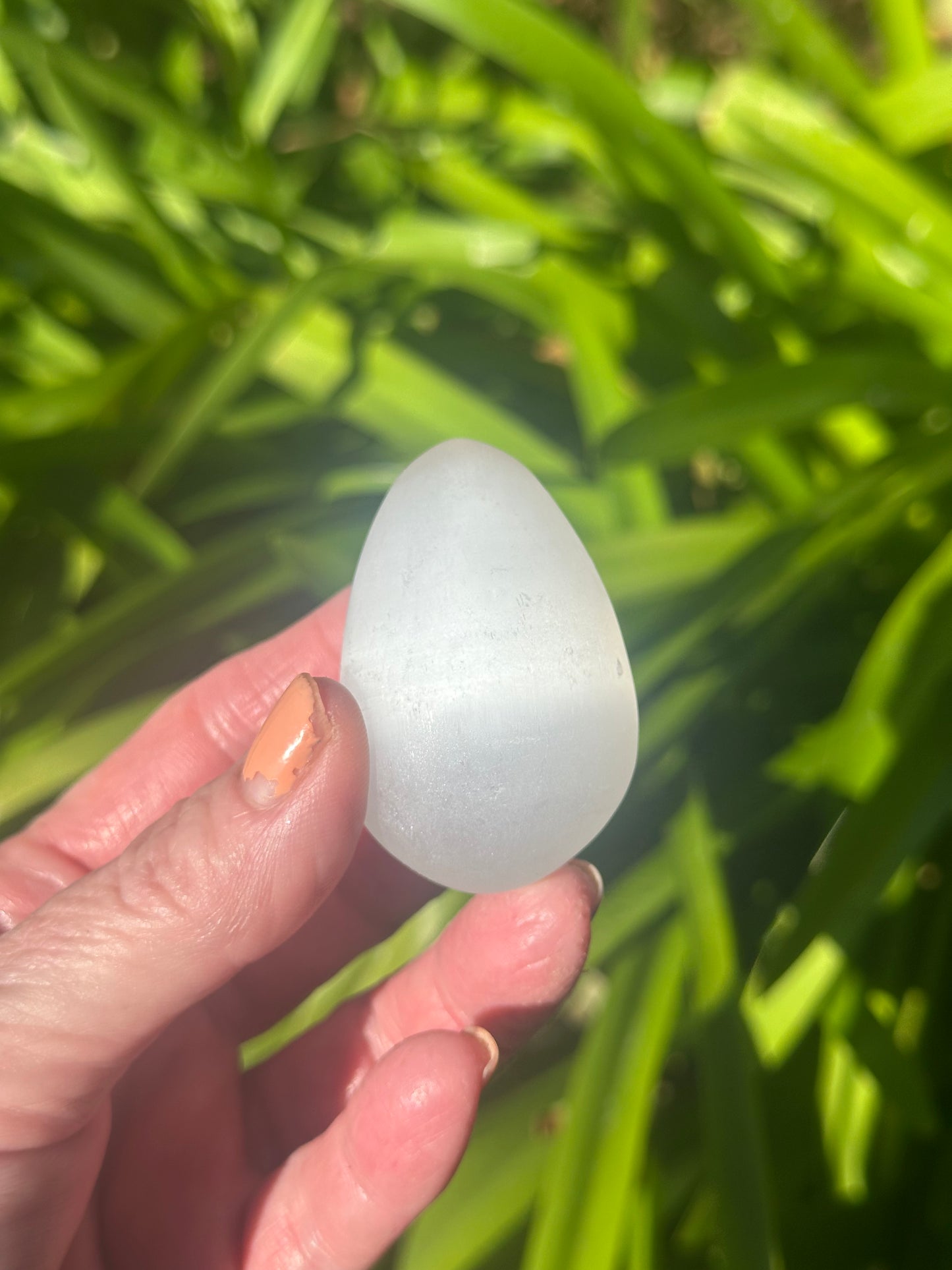 SELENITE Egg, Pyramid, Palm Stone, Mushroom
