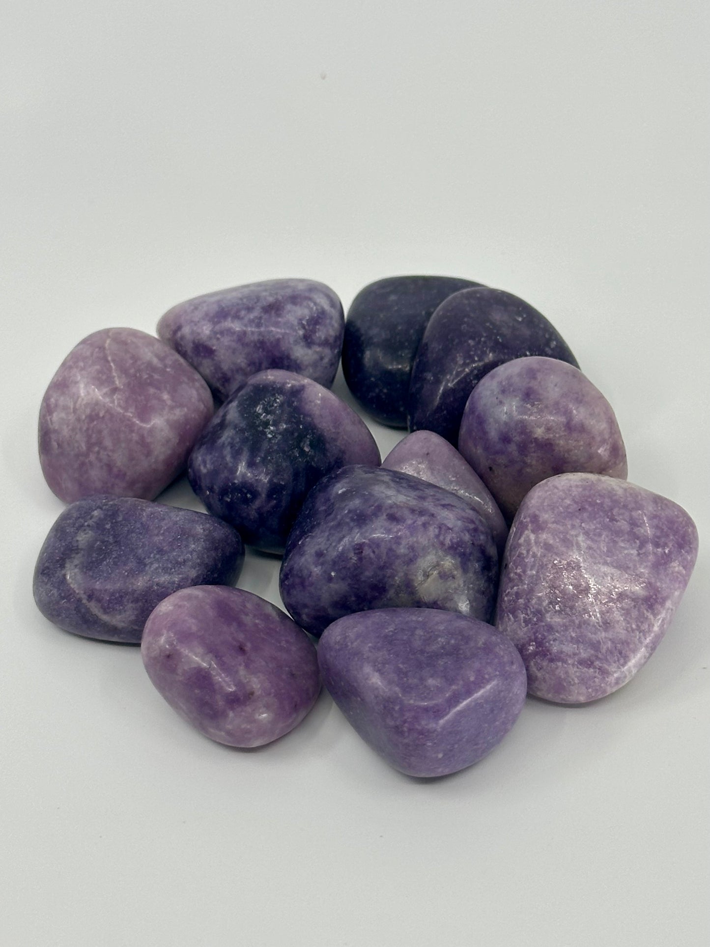 TUMBLES - Amethyst, Dream Amethyst, Lepidolite, Fruit Jasper, Kunzite, Charoite