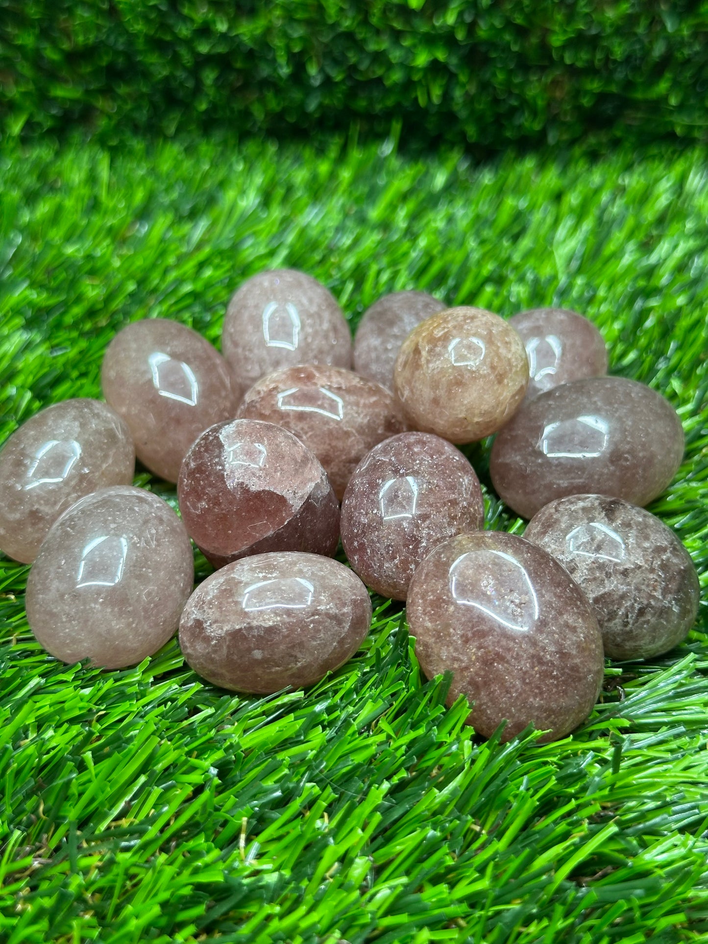 TUMBLES - Rose Quartz, Pink Opal, Mangano Calcite, Pink Agate, Strawberry Quartz, Pink Carnelian