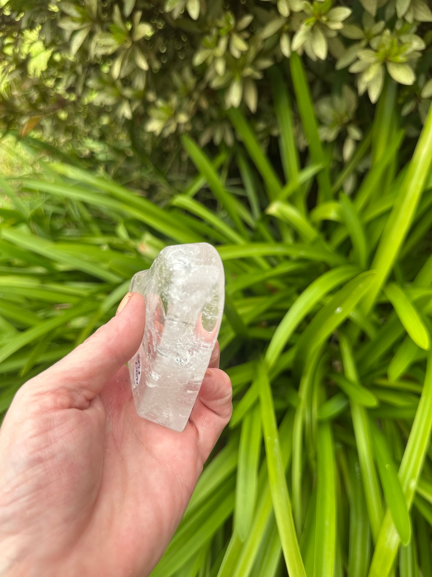 CLEAR QUARTZ HEART BOWL