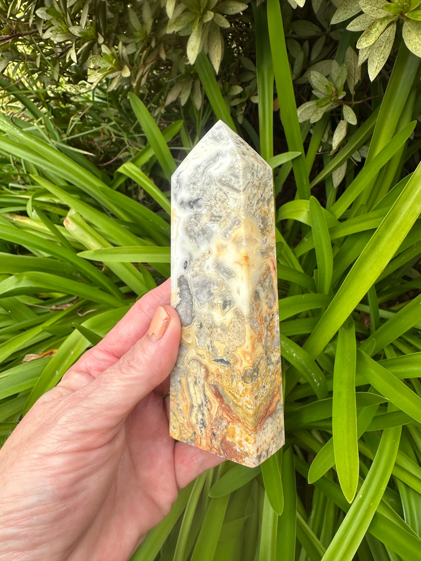 CRAZY LACE AGATE TOWER