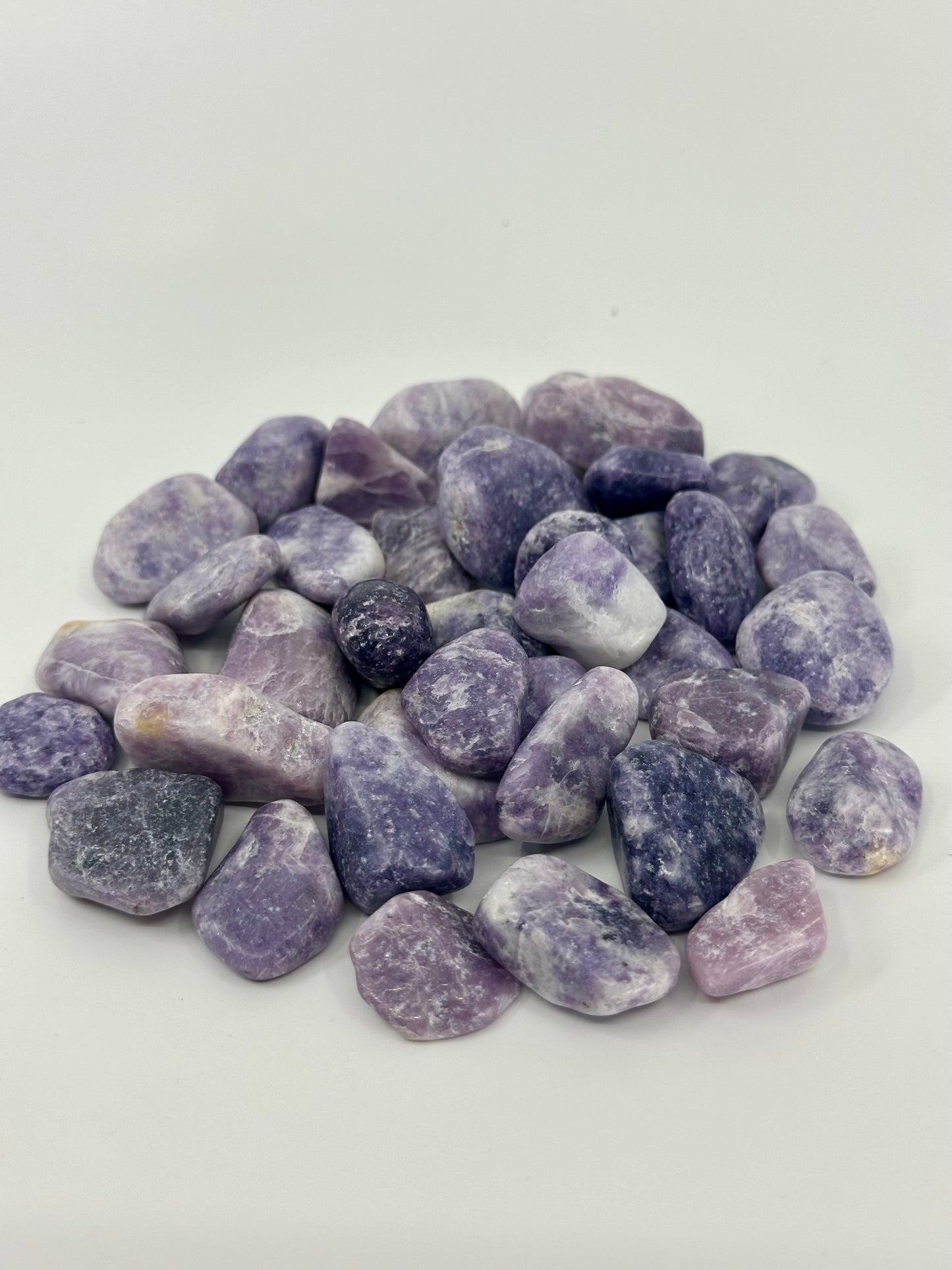 TUMBLES - Amethyst, Dream Amethyst, Lepidolite, Fruit Jasper, Kunzite, Charoite