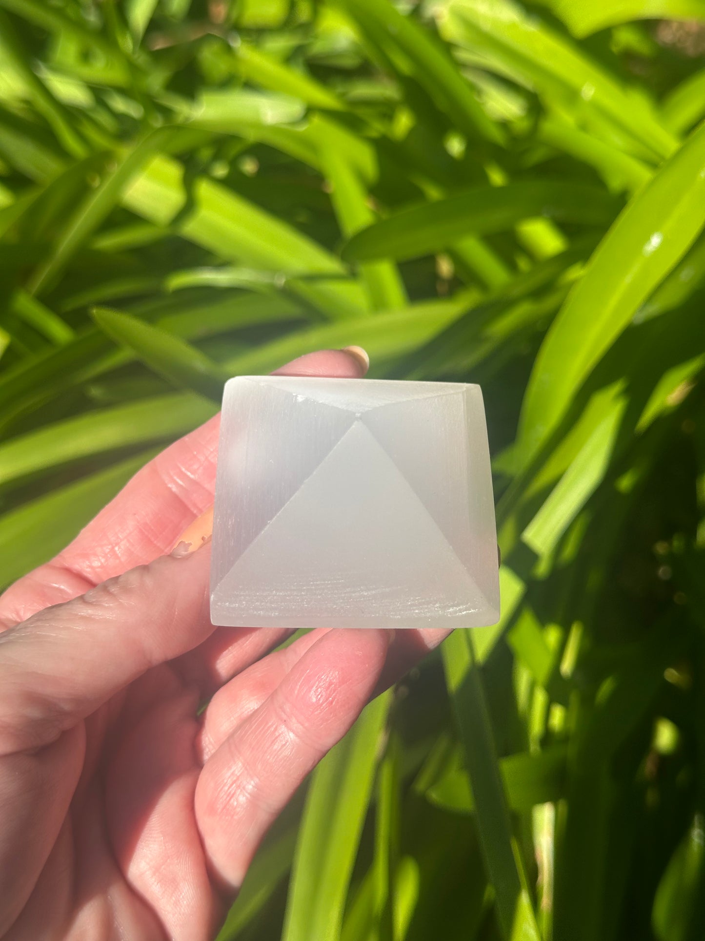 SELENITE Egg, Pyramid, Palm Stone, Mushroom