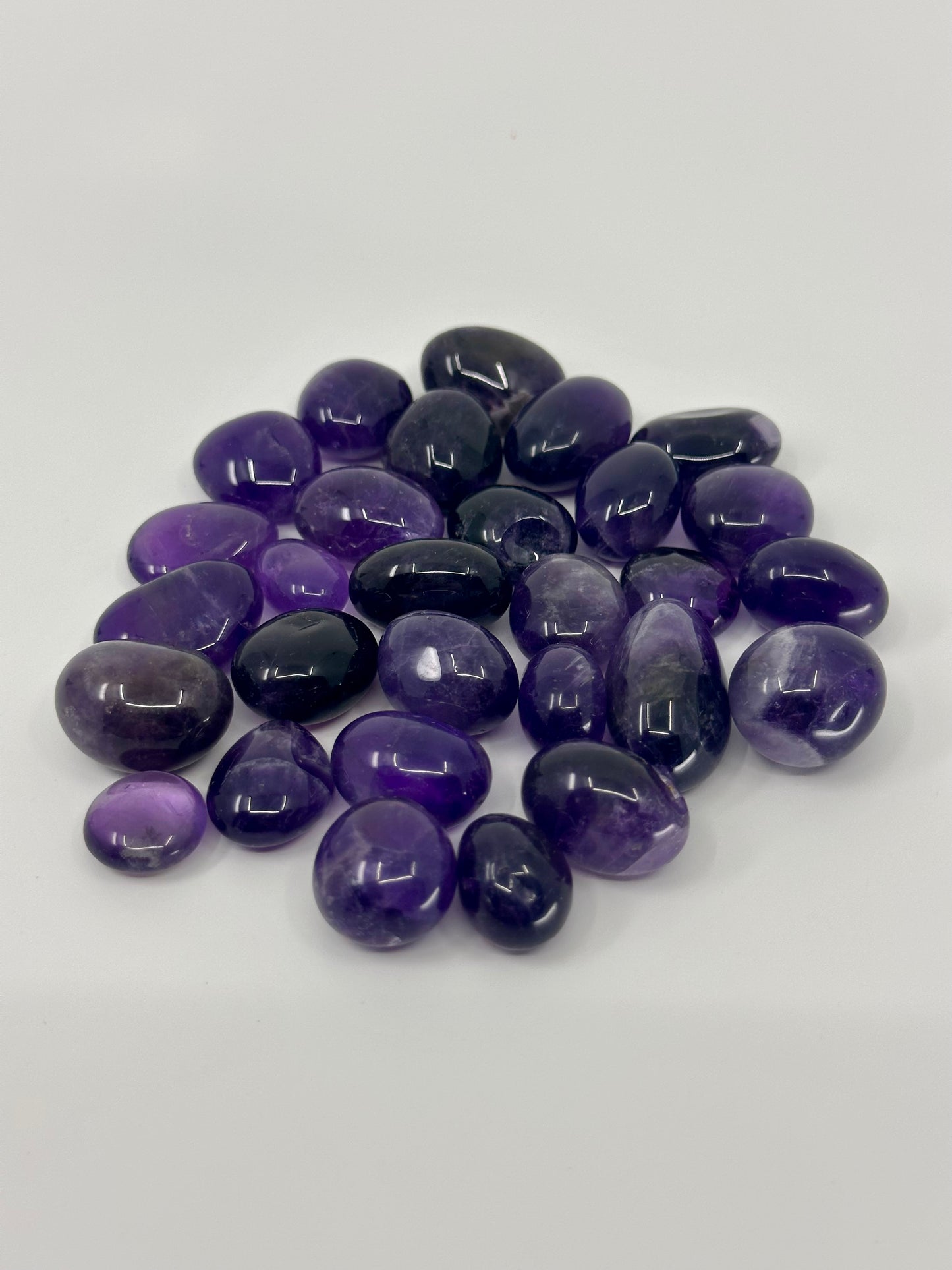 TUMBLES - Amethyst, Dream Amethyst, Lepidolite, Fruit Jasper, Kunzite, Charoite