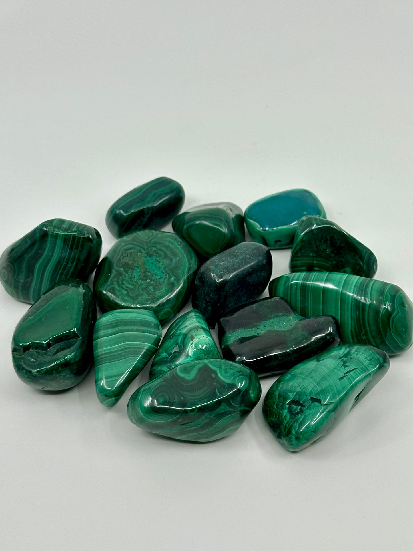 TUMBLES - Ocean Jasper, Green Aventurine, Moss Agate, Kambaba Jasper, Afghan Jade, Malachite, Zoisite, Ruby in Zoisite