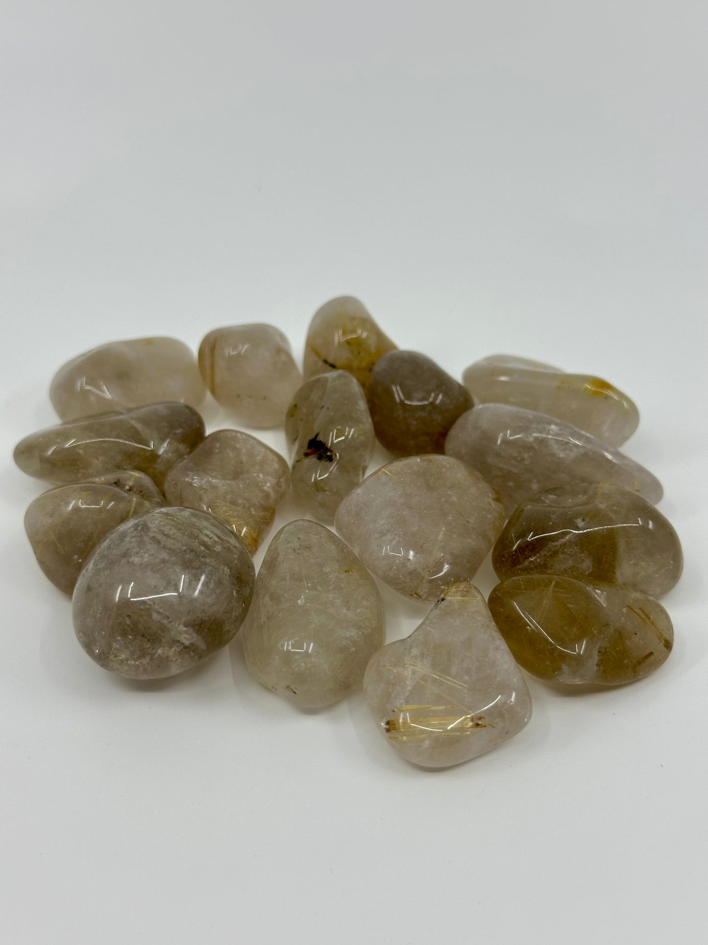 TUMBLES - Obsidian, Yooperlite, Hematite, Agate Slice, Garden Quartz, Golden Rutile, Agate, Botswana Agate, Smoky Quartz