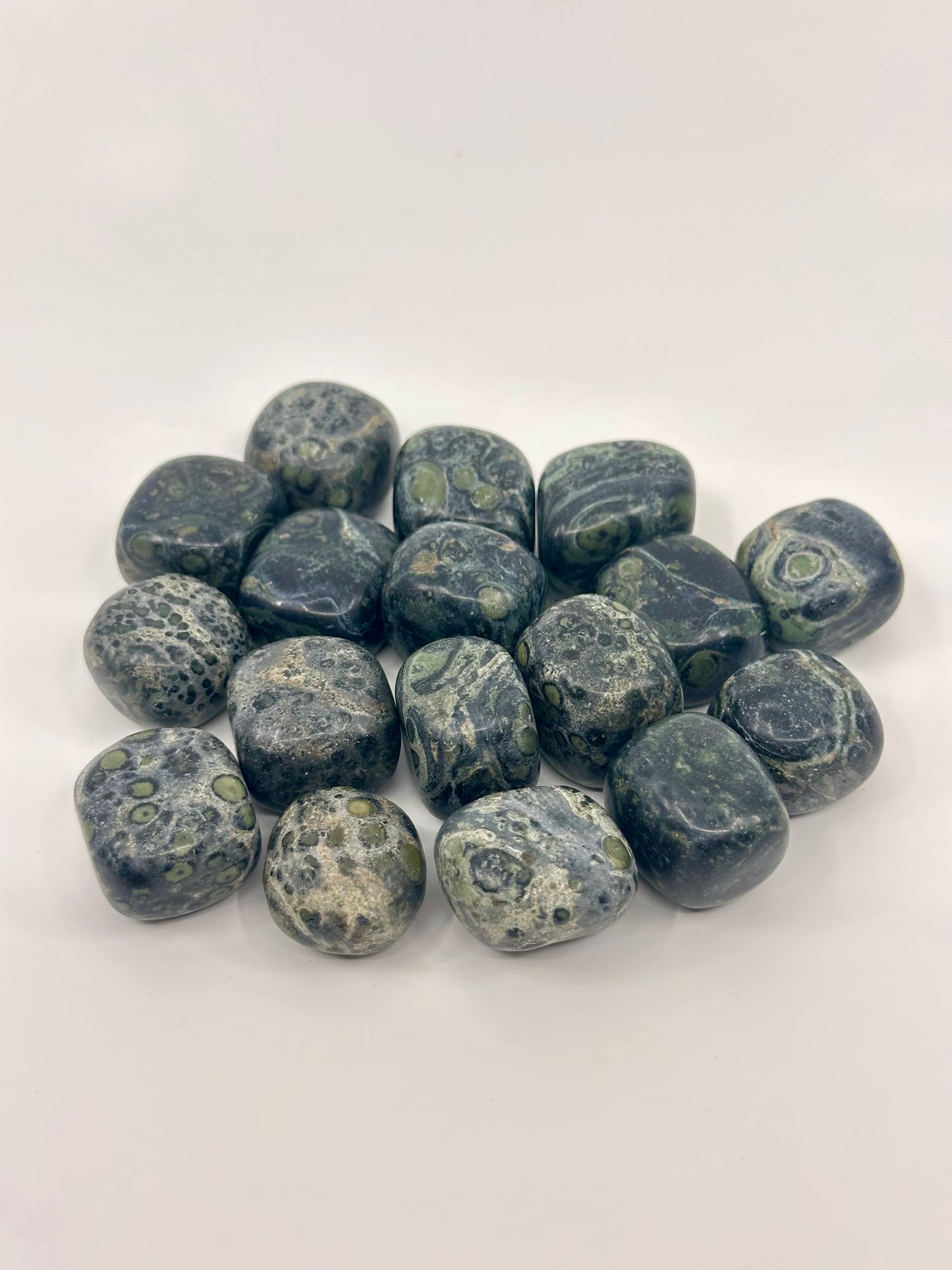 TUMBLES - Ocean Jasper, Green Aventurine, Moss Agate, Kambaba Jasper, Afghan Jade, Malachite, Zoisite, Ruby in Zoisite