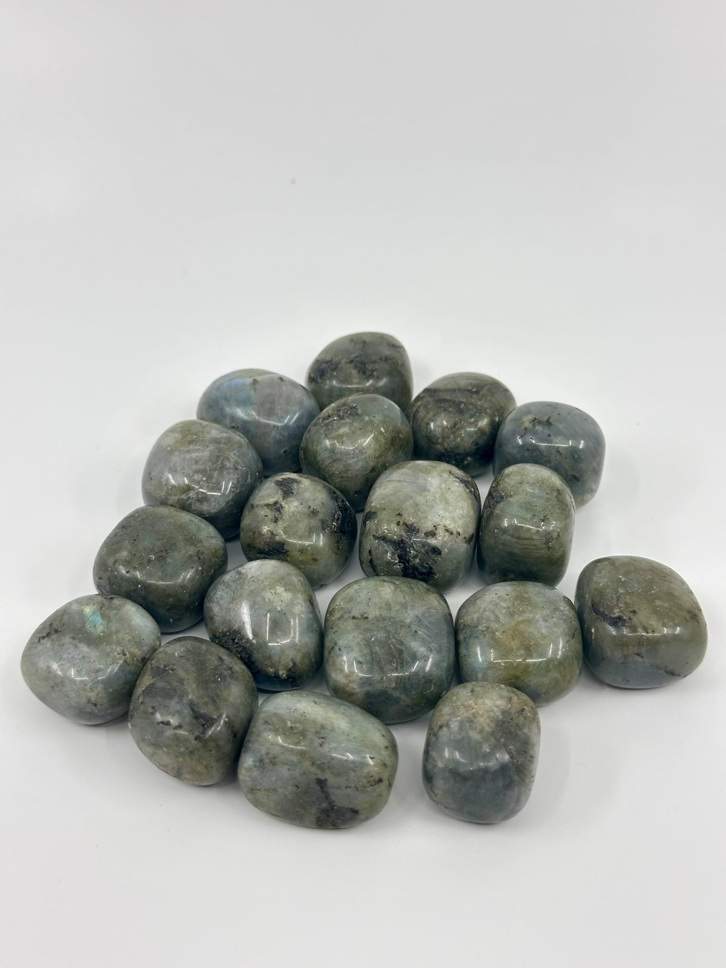 TUMBLES - Apatite, Labradorite, Blue Aventurine, Celestite, Fluorite, Volcano Agate