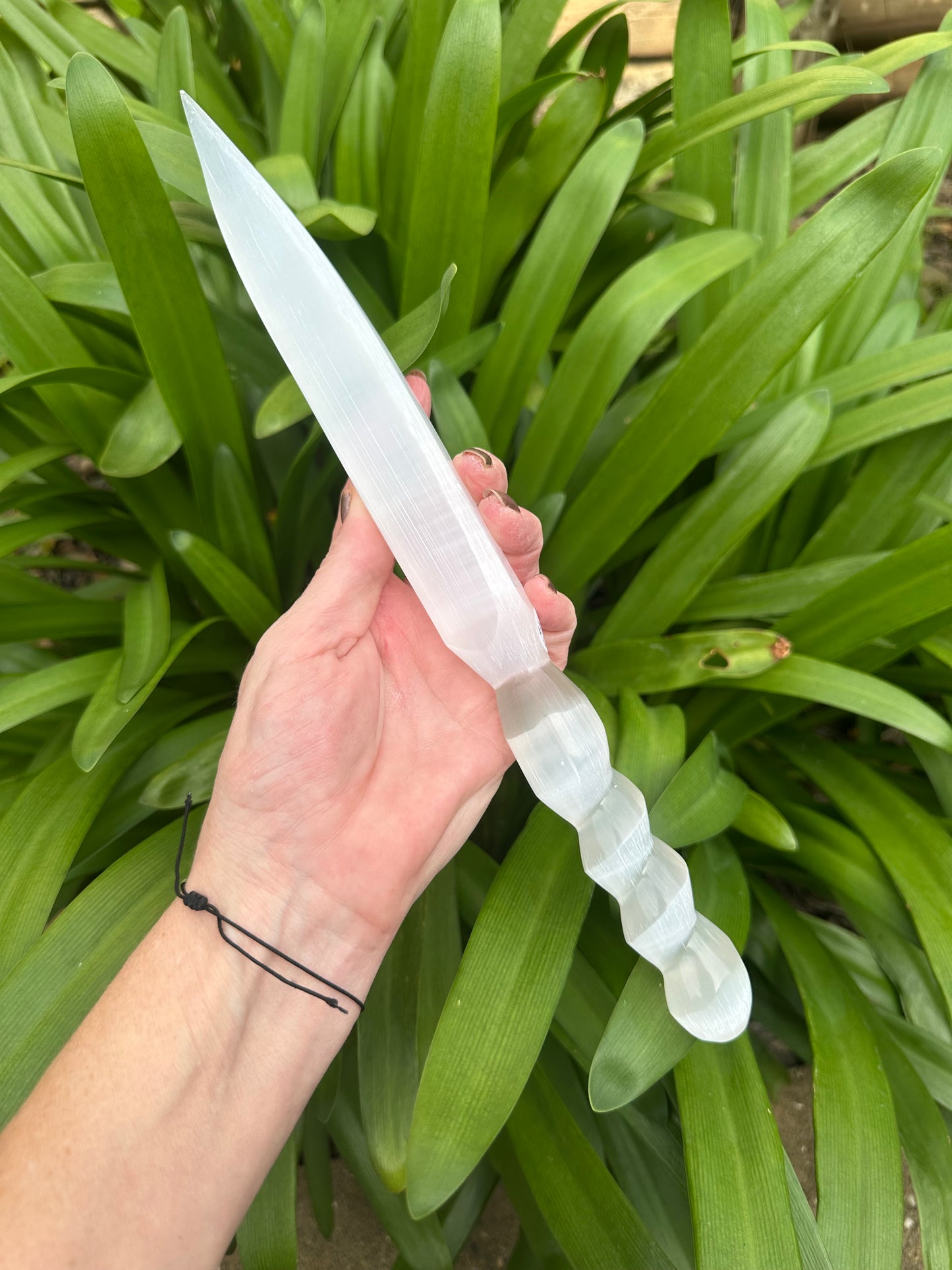 SELENITE DAGGERS - Large and Small avail - Genuine Crystal - Flashy - Cleansing
