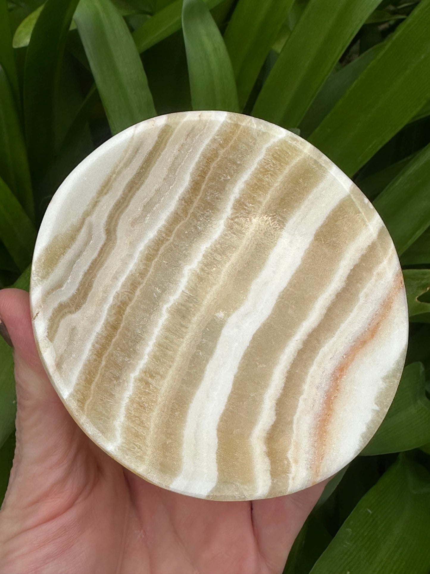 YELLOW CALCITE BOWLS - Genuine, quality crystals - sunny colors - banding