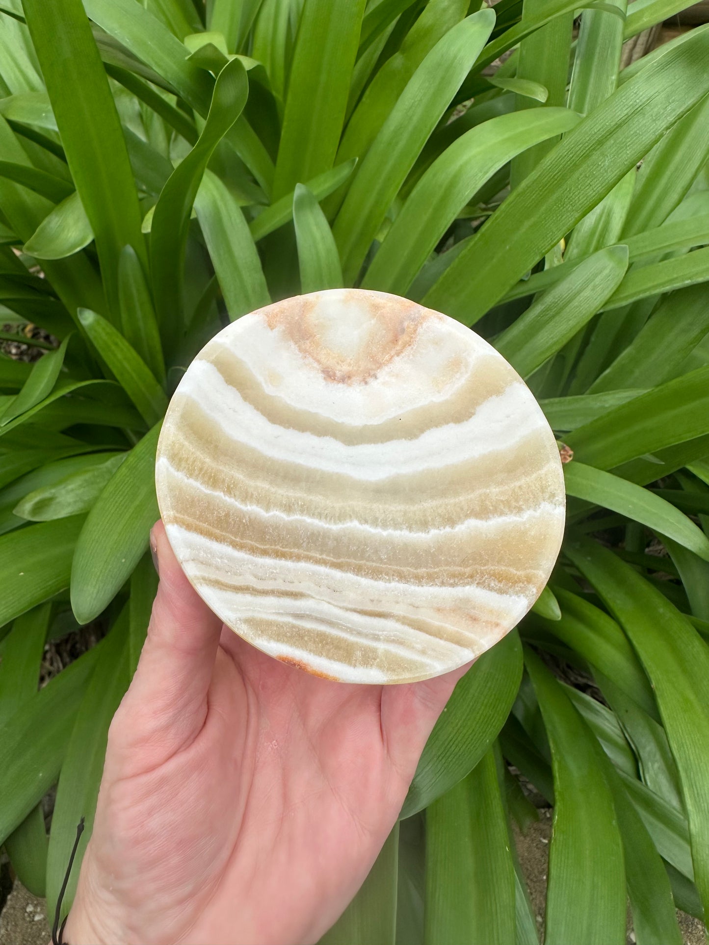 YELLOW CALCITE BOWLS - Genuine, quality crystals - sunny colors - banding