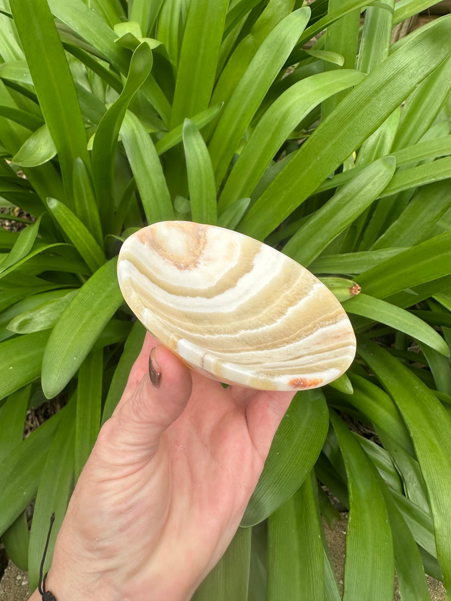 YELLOW CALCITE BOWLS - Genuine, quality crystals - sunny colors - banding