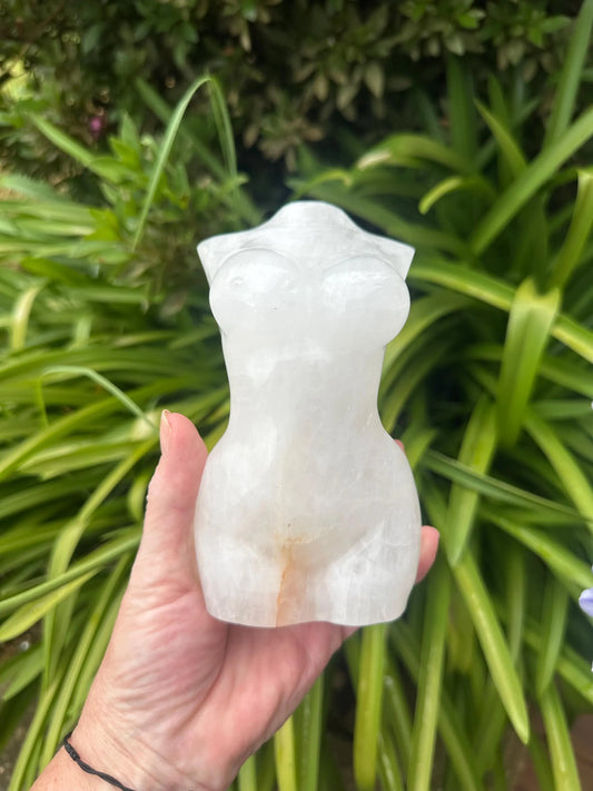 Large CLEAR QUARTZ GODDESS