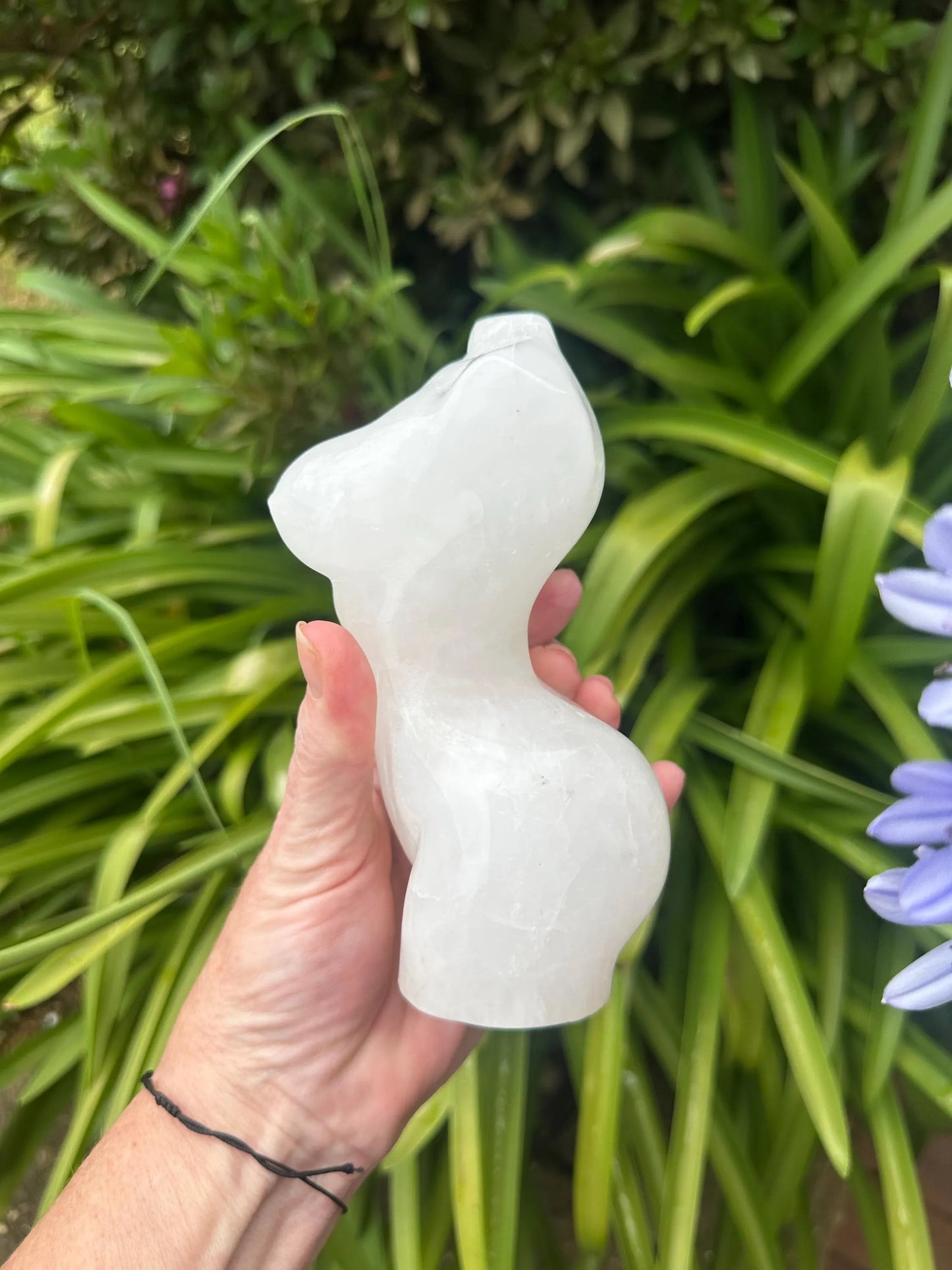Large CLEAR QUARTZ GODDESS