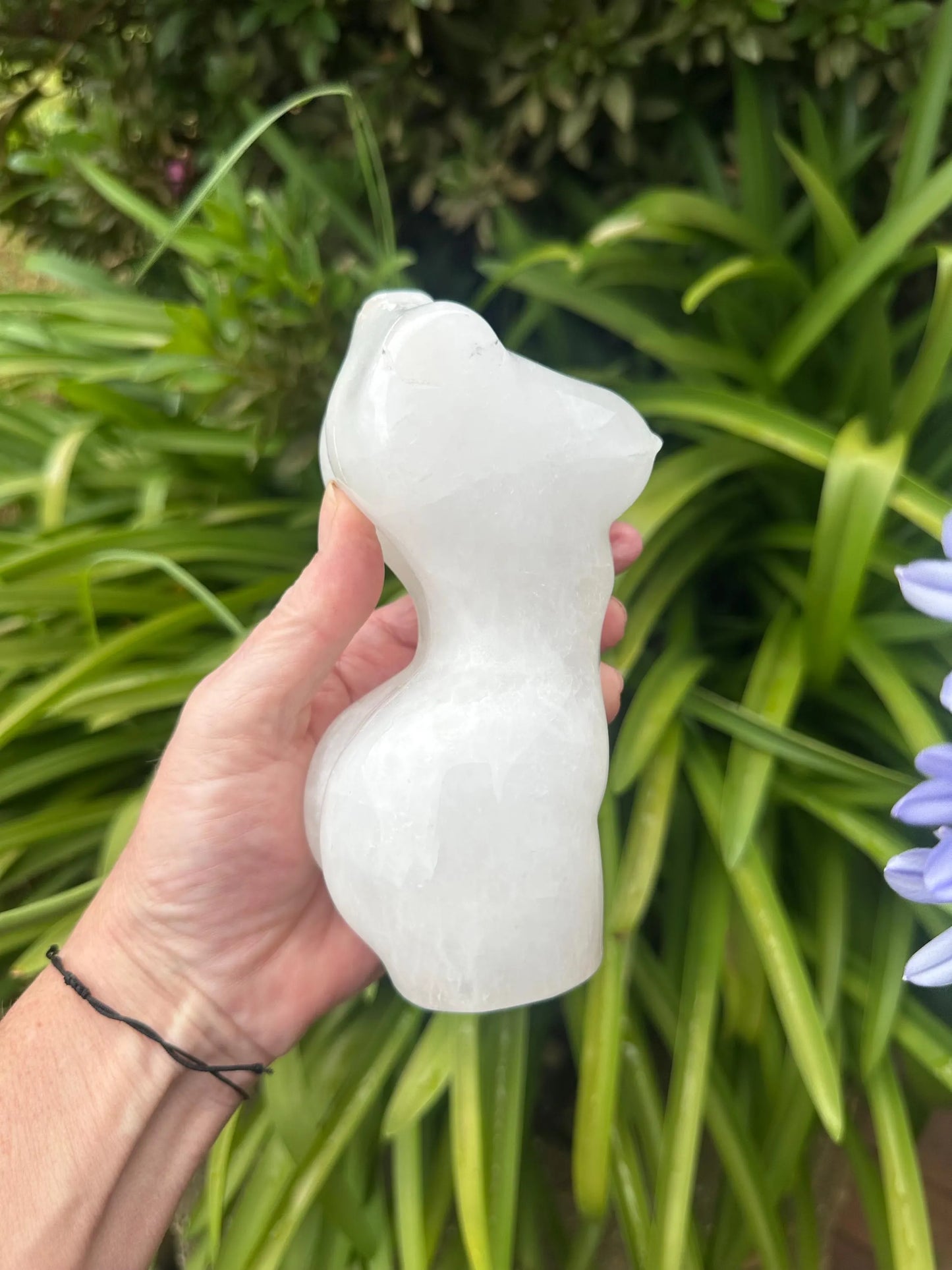 Large CLEAR QUARTZ GODDESS