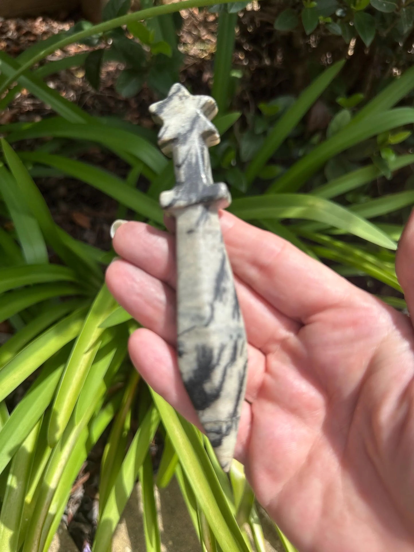 DAGGERS - MOSS Agate, Green Aventurine, Orange Calcite, Picasso Jasper, LAPIS Lazuli
