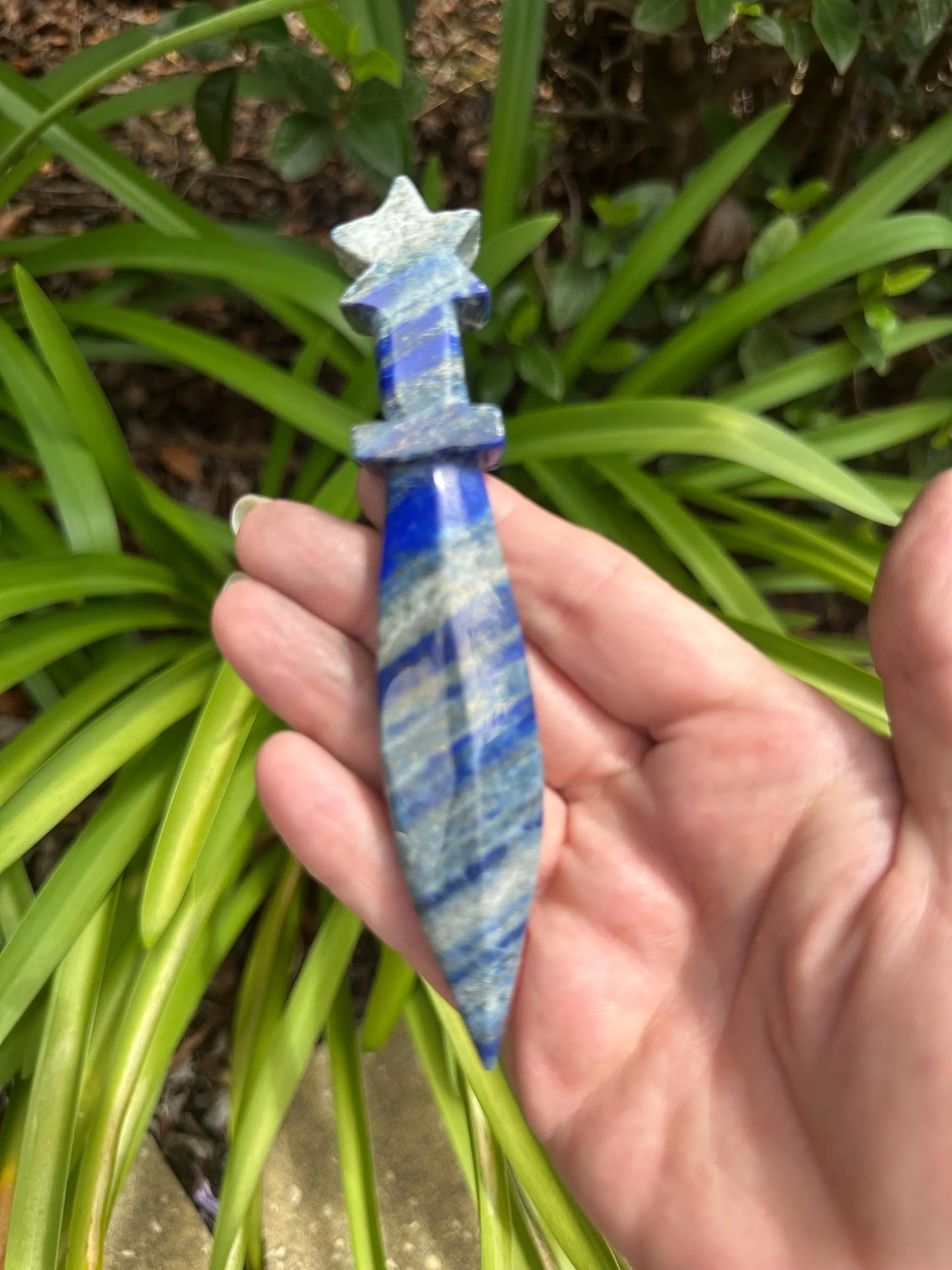 DAGGERS - MOSS Agate, Green Aventurine, Orange Calcite, Picasso Jasper, LAPIS Lazuli