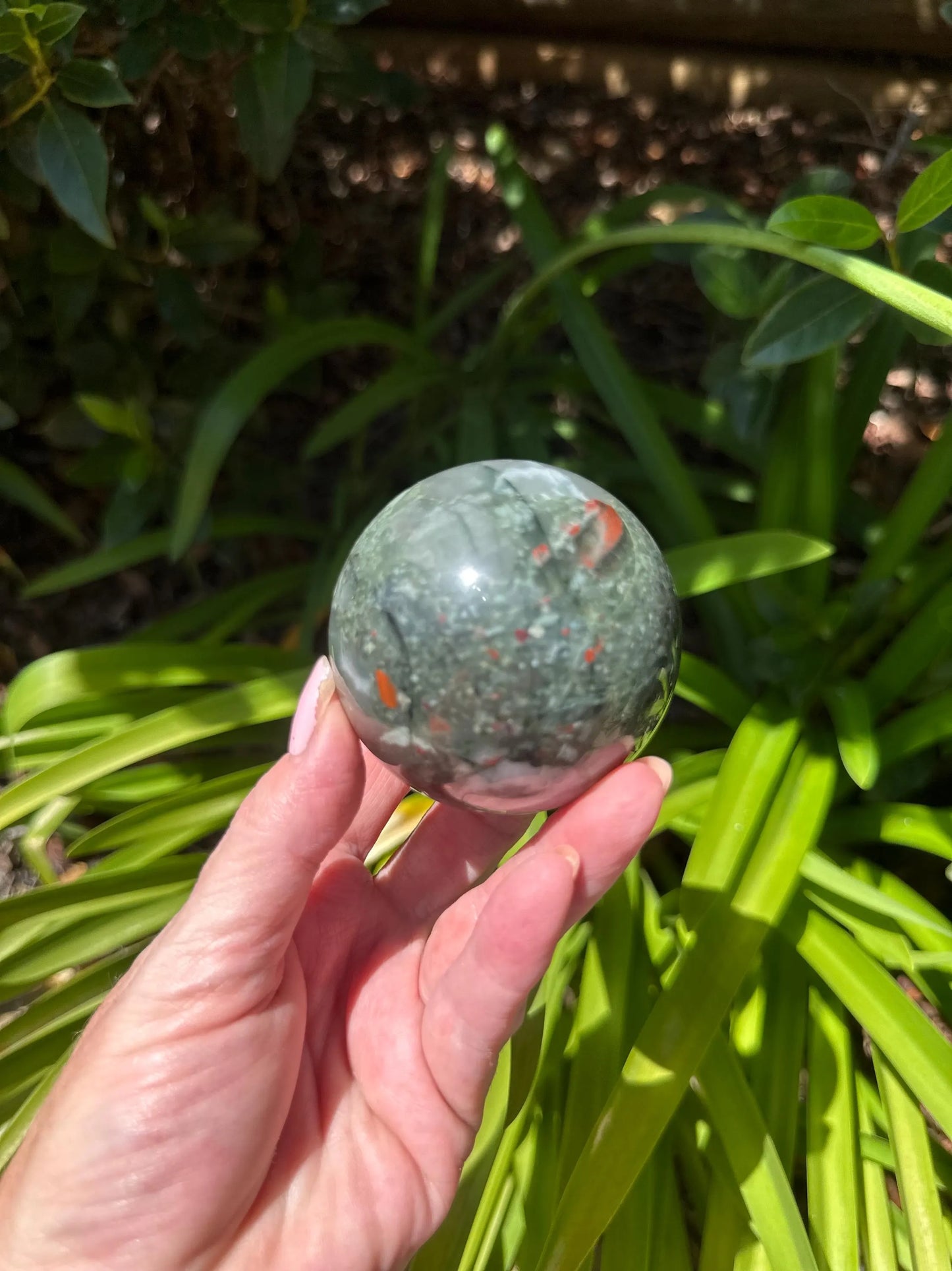 AFRICAN BLOODSTONE SPHERE