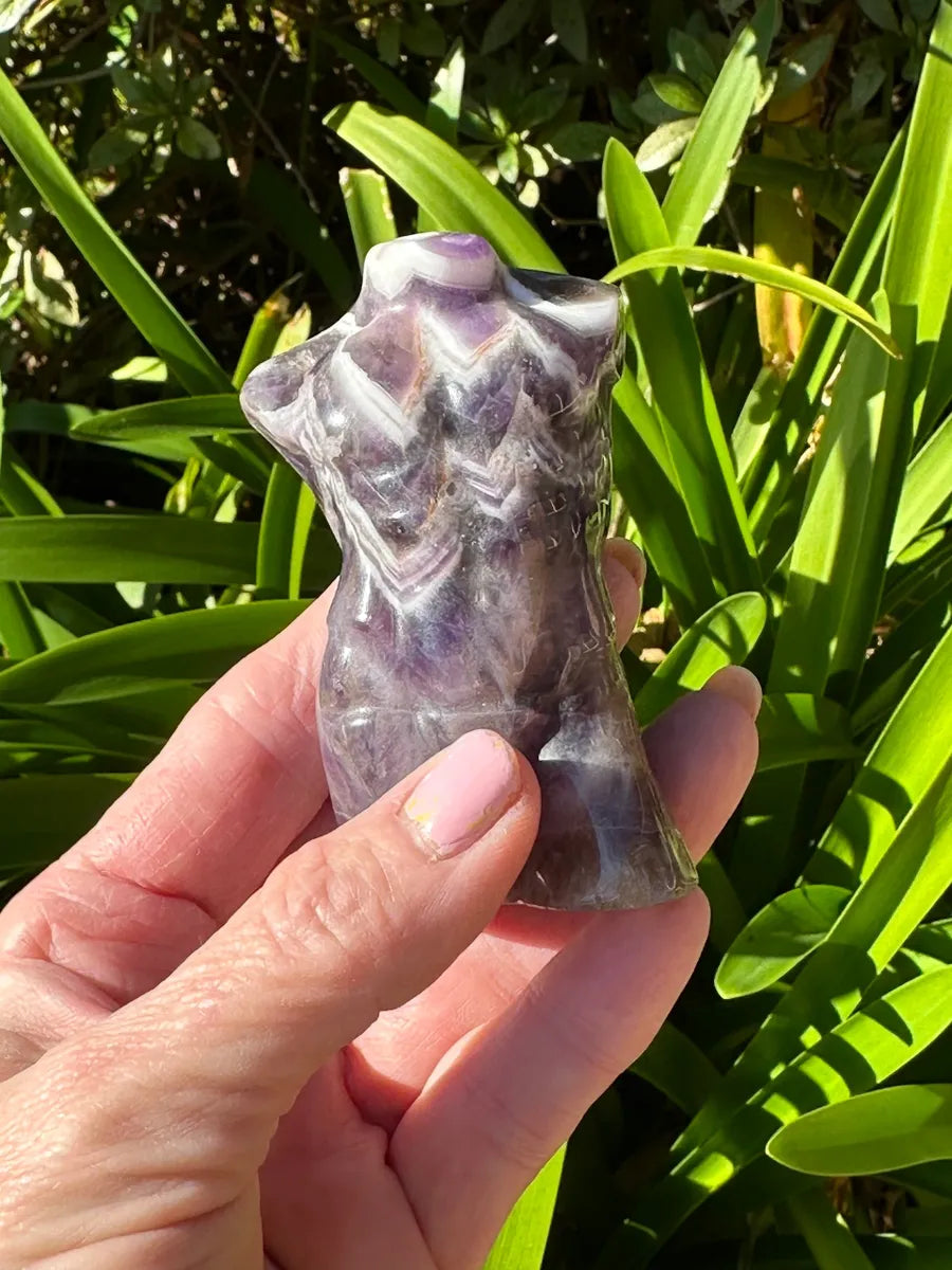 DREAM AMETHYST MAN and GODDESS BODY Carving Set