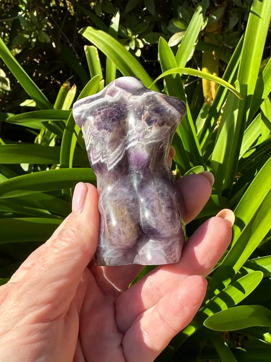 DREAM AMETHYST MAN and GODDESS BODY Carving Set