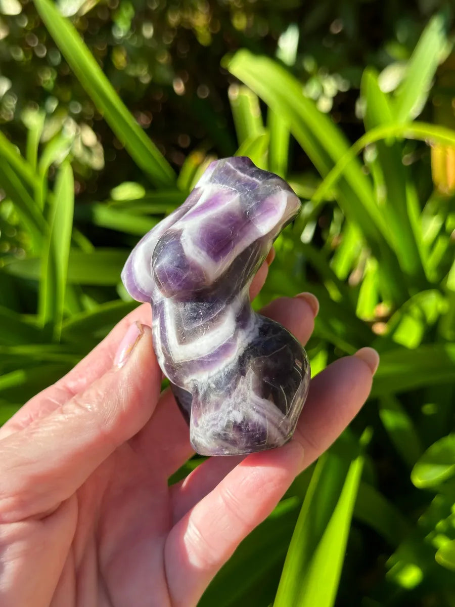 DREAM AMETHYST MAN and GODDESS BODY Carving Set
