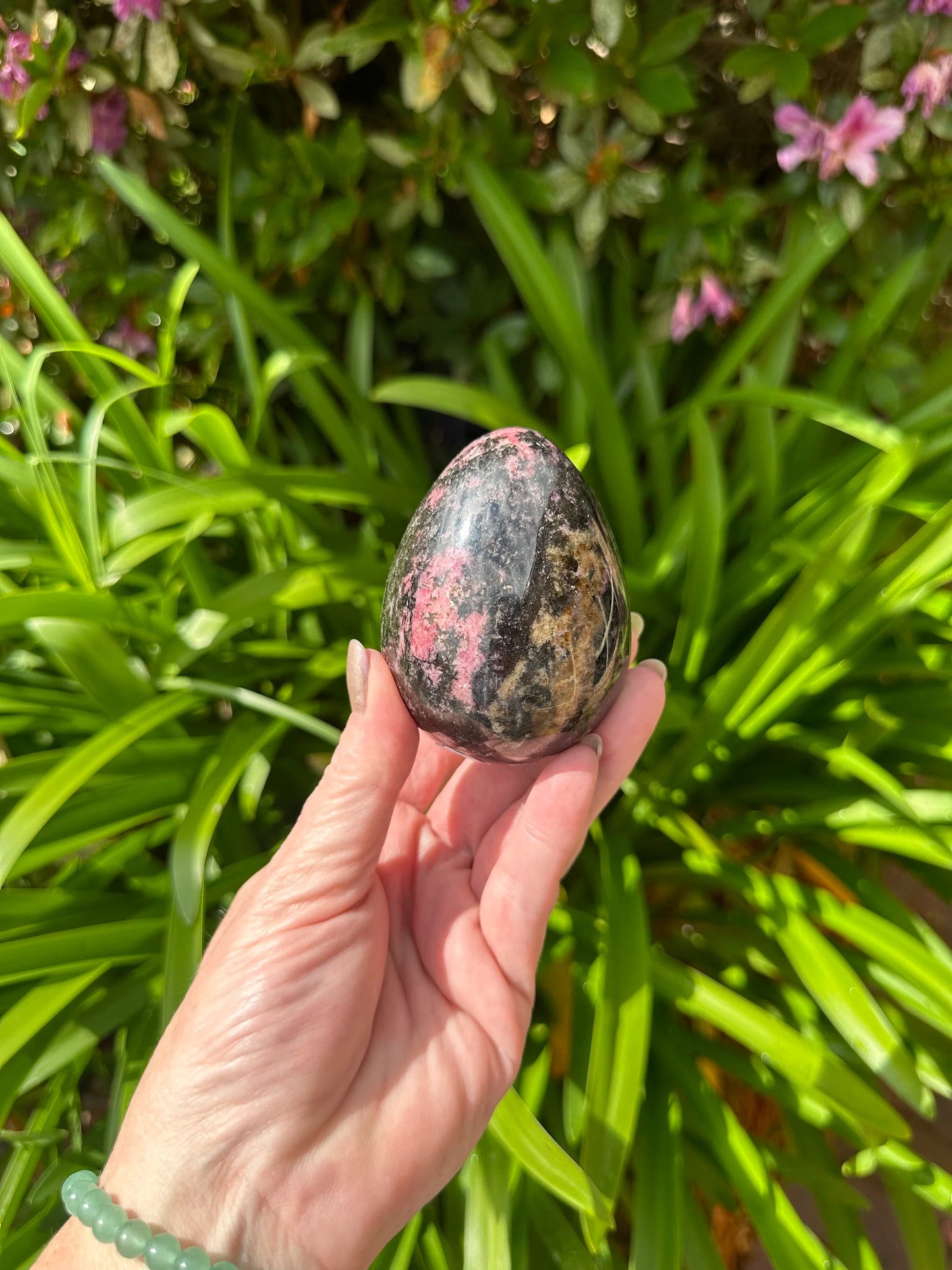 RHODONITE EGG