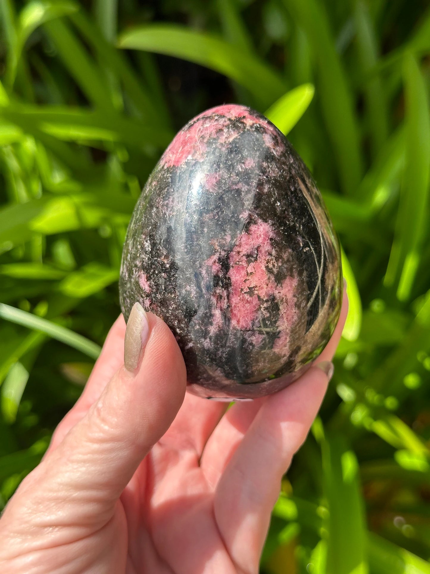 RHODONITE EGG