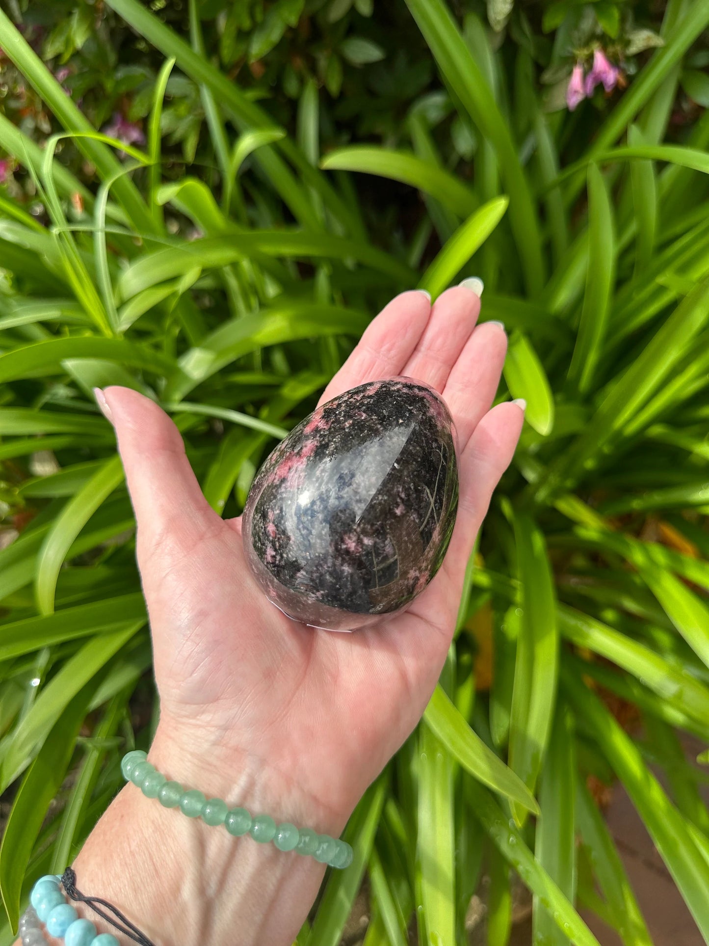 RHODONITE EGG