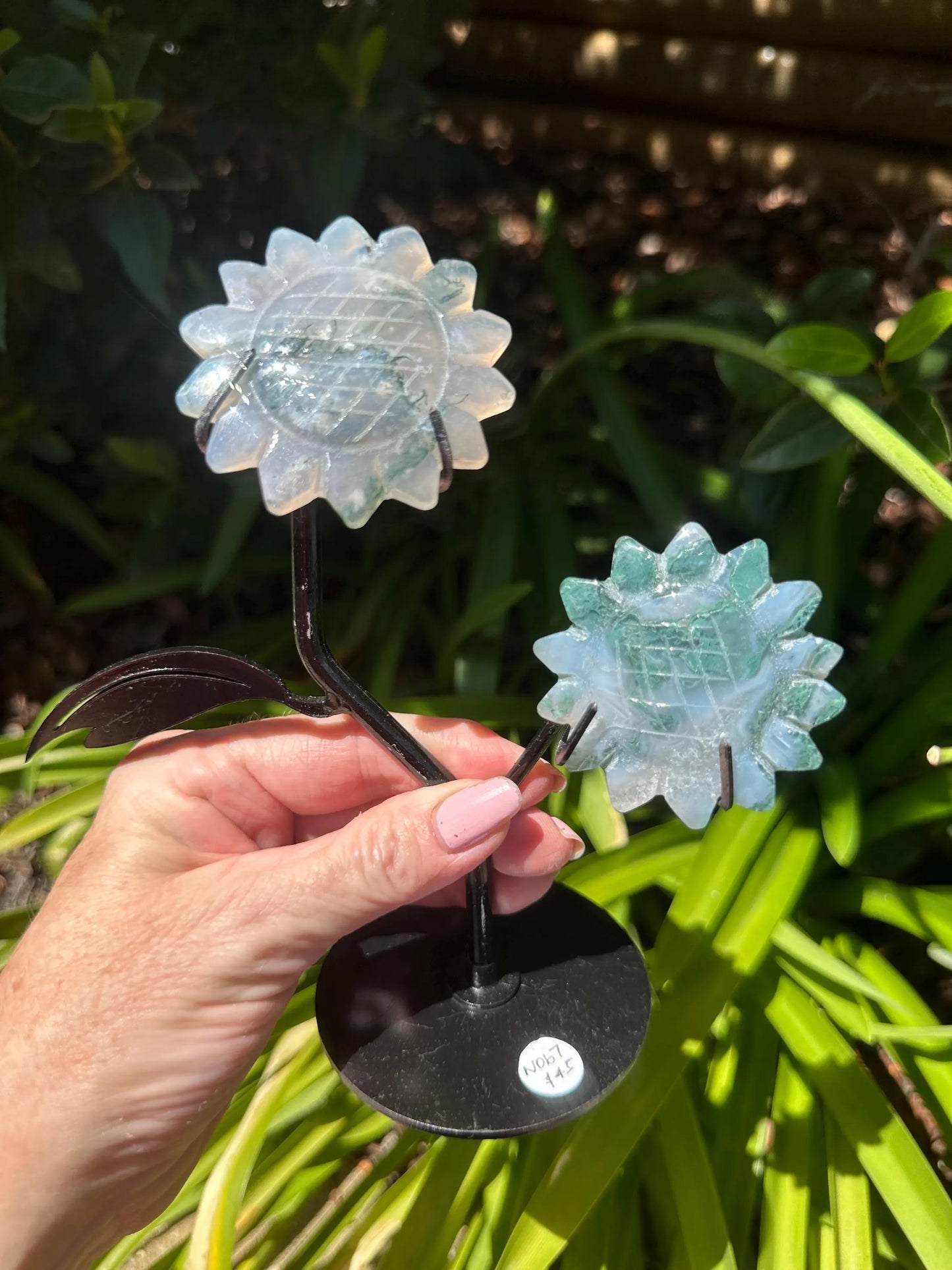 MOSS AGATE and OCEAN Jasper Sunflowers