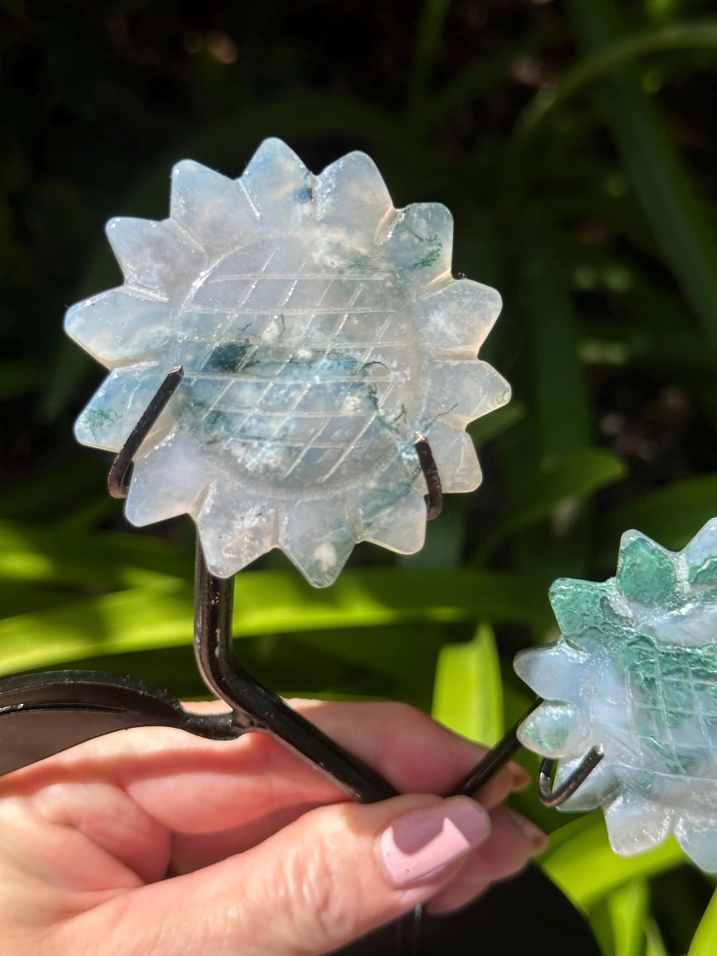 MOSS AGATE and OCEAN Jasper Sunflowers