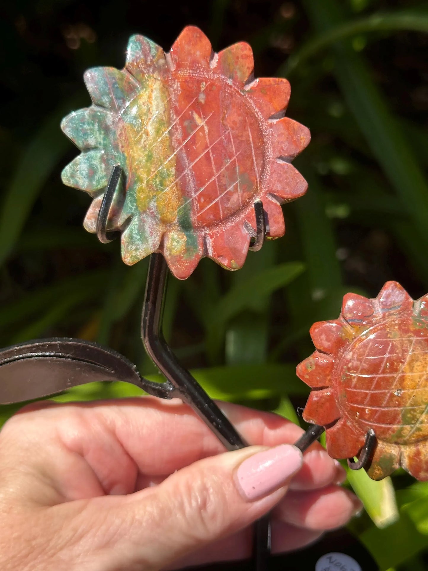 MOSS AGATE and OCEAN Jasper Sunflowers