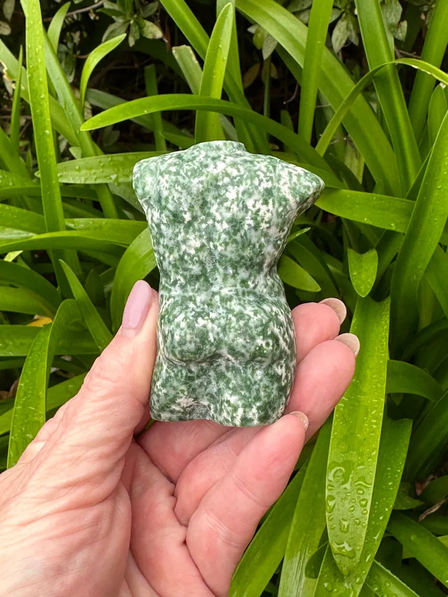 TREE AGATE MAN BODY CARVING