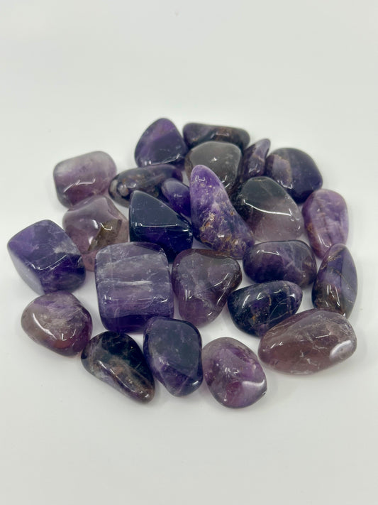 TUMBLES - Amethyst, Dream Amethyst, Lepidolite, Fruit Jasper, Kunzite, Charoite
