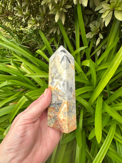 CRAZY LACE AGATE TOWER