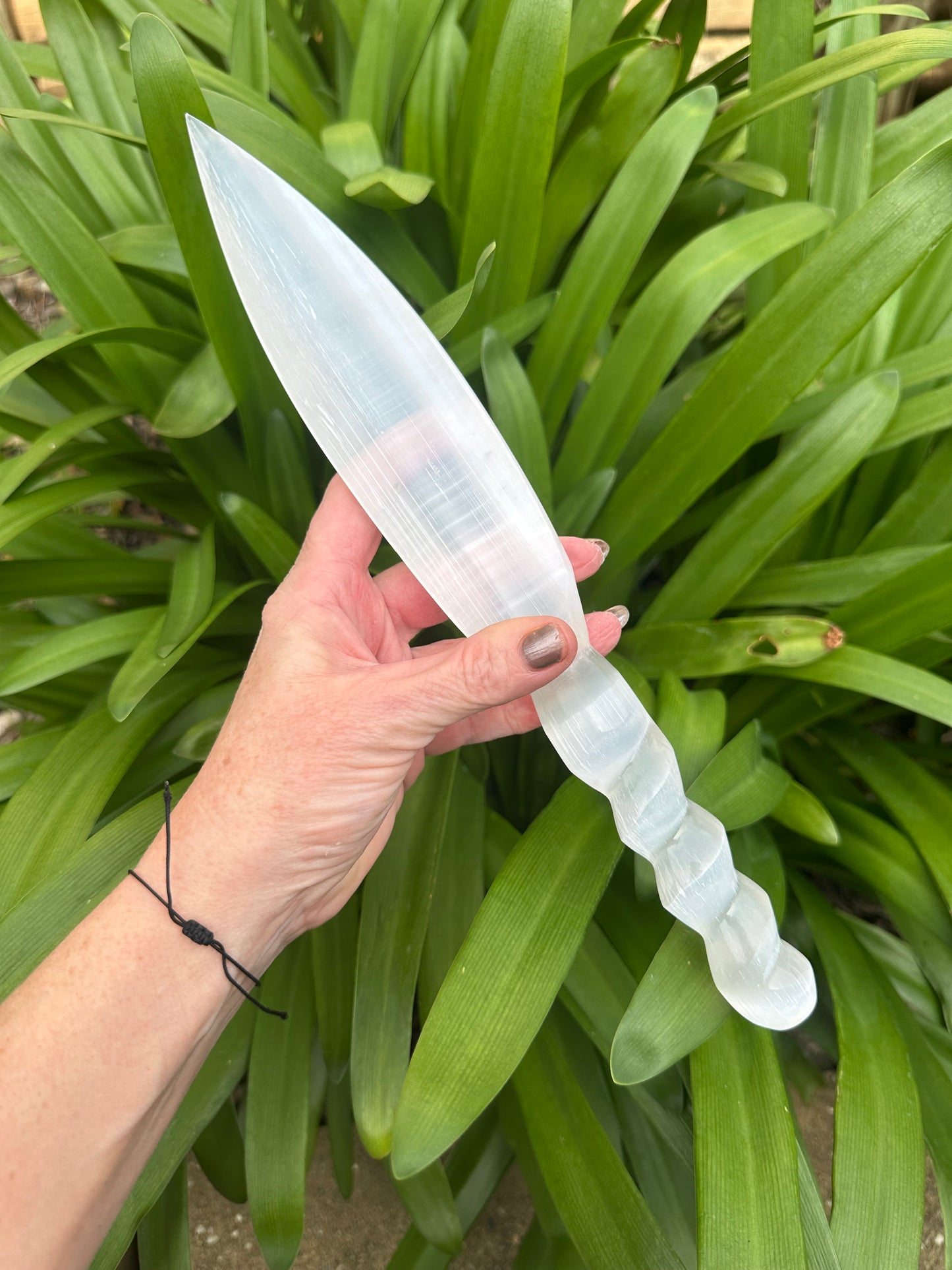 SELENITE DAGGERS - Large and Small avail - Genuine Crystal - Flashy - Cleansing