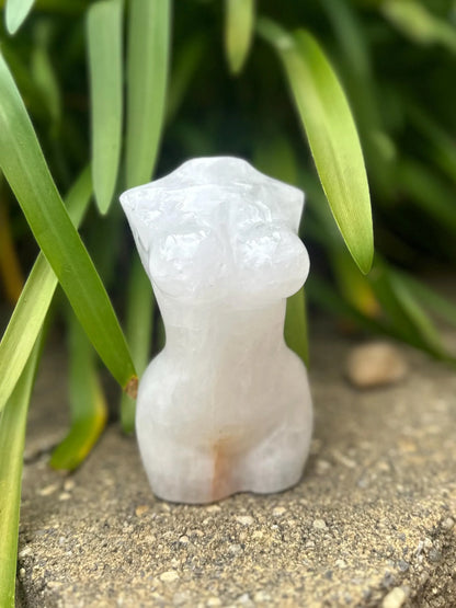 Large CLEAR QUARTZ GODDESS