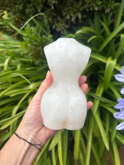 Large CLEAR QUARTZ GODDESS