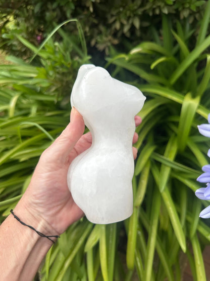 Large CLEAR QUARTZ GODDESS