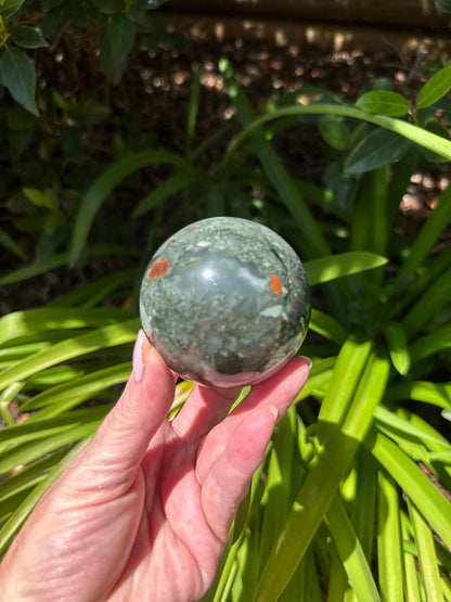 AFRICAN BLOODSTONE SPHERE