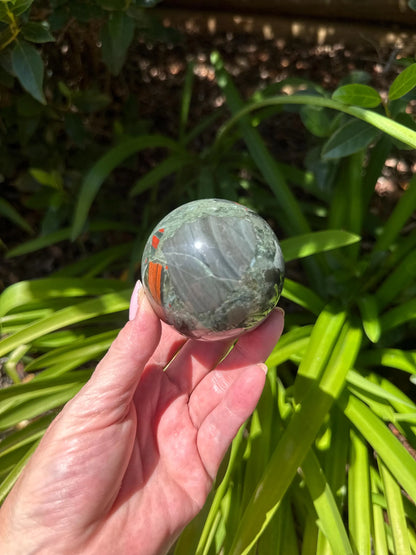 AFRICAN BLOODSTONE SPHERE