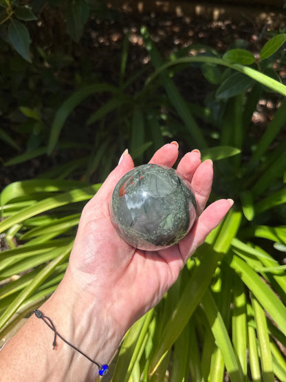 AFRICAN BLOODSTONE SPHERE