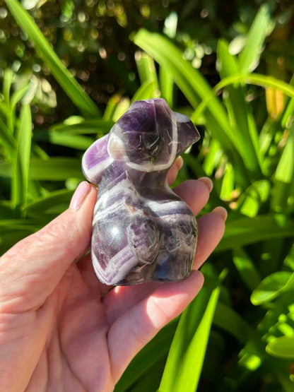 DREAM AMETHYST MAN and GODDESS BODY Carving Set