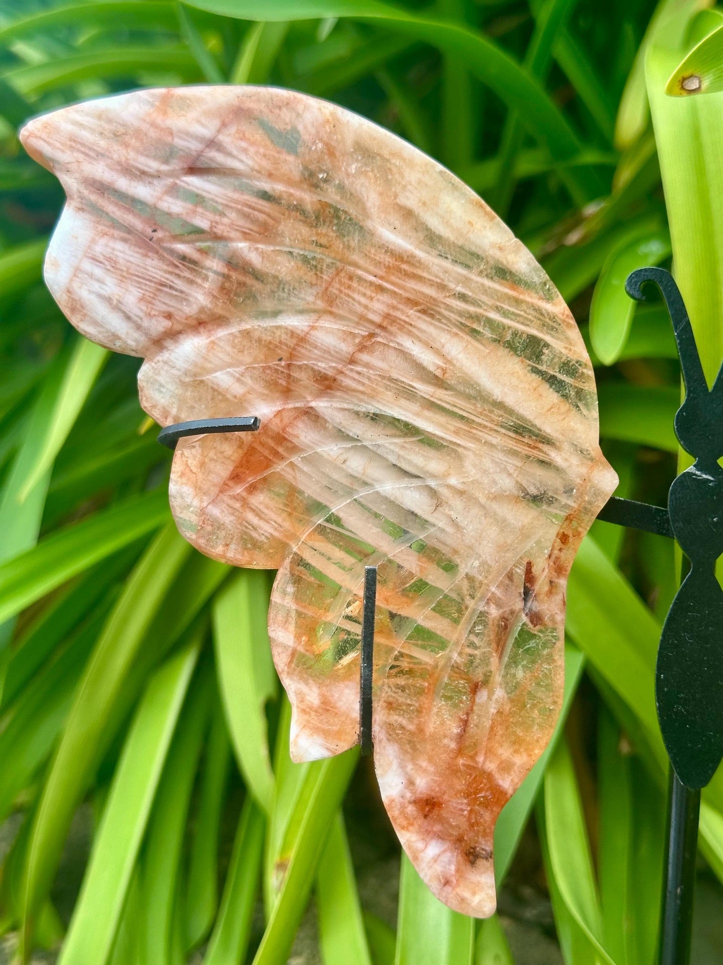 FIRE QUARTZ BUTTERFLY WINGS