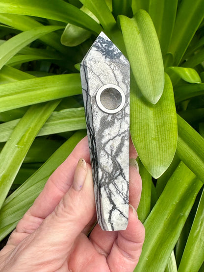 HOWLITE and ZEBRA SMOKING PIPES