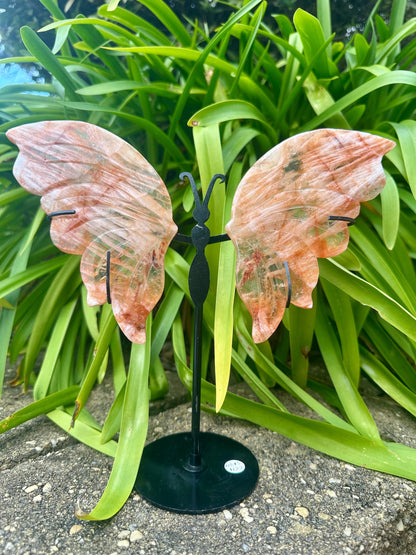 FIRE QUARTZ BUTTERFLY WINGS