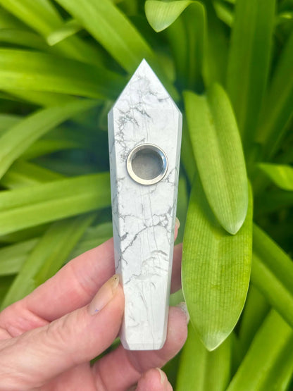 HOWLITE and ZEBRA SMOKING PIPES